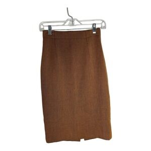 Gianni Sport Vtg Pencil Skirt‎ Womens Size 4 100% Wool Academia Office USA Made